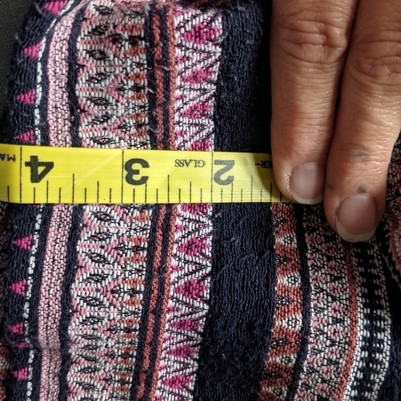 Loft Boho Cotton Tapestry Striped Shorts 14 - Picture 11 of 11